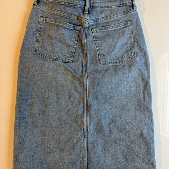 Blue Denim Midi Skirt, brand Free Assembly - Picture 2 of 7